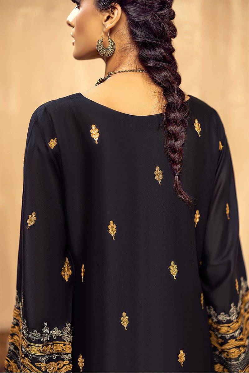 Golden Pitch - Stitched Embroidered Lawn 2PC