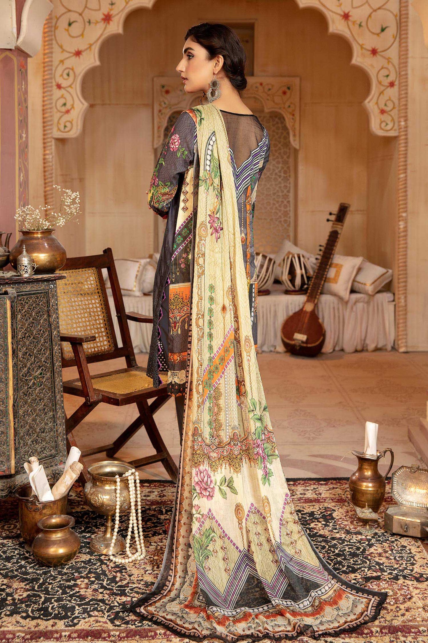 Fairy Trod - Schiffli Embroidered Lawn 3PC