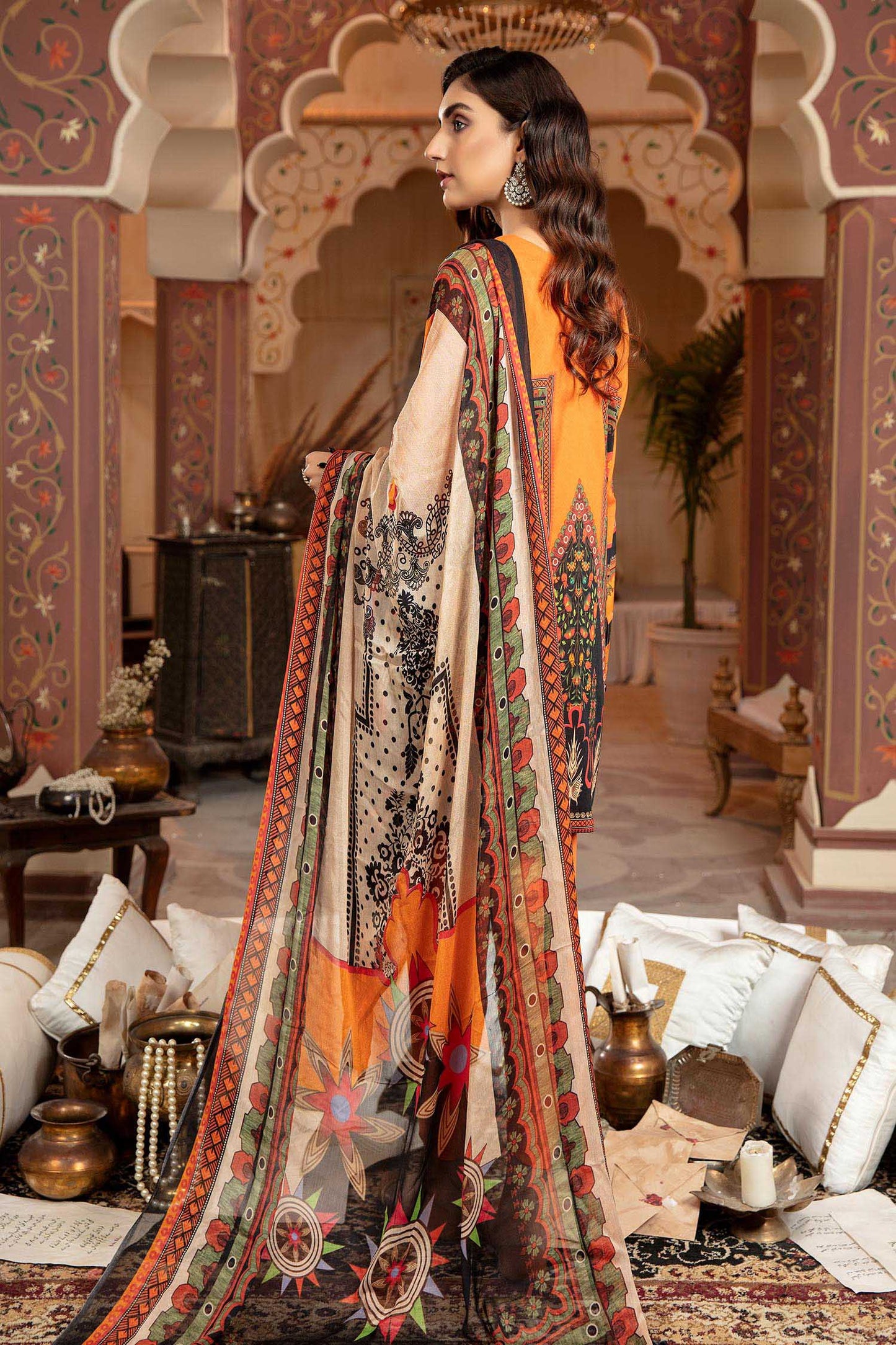 Lantern - Schiffli Embroidered Lawn 3PC