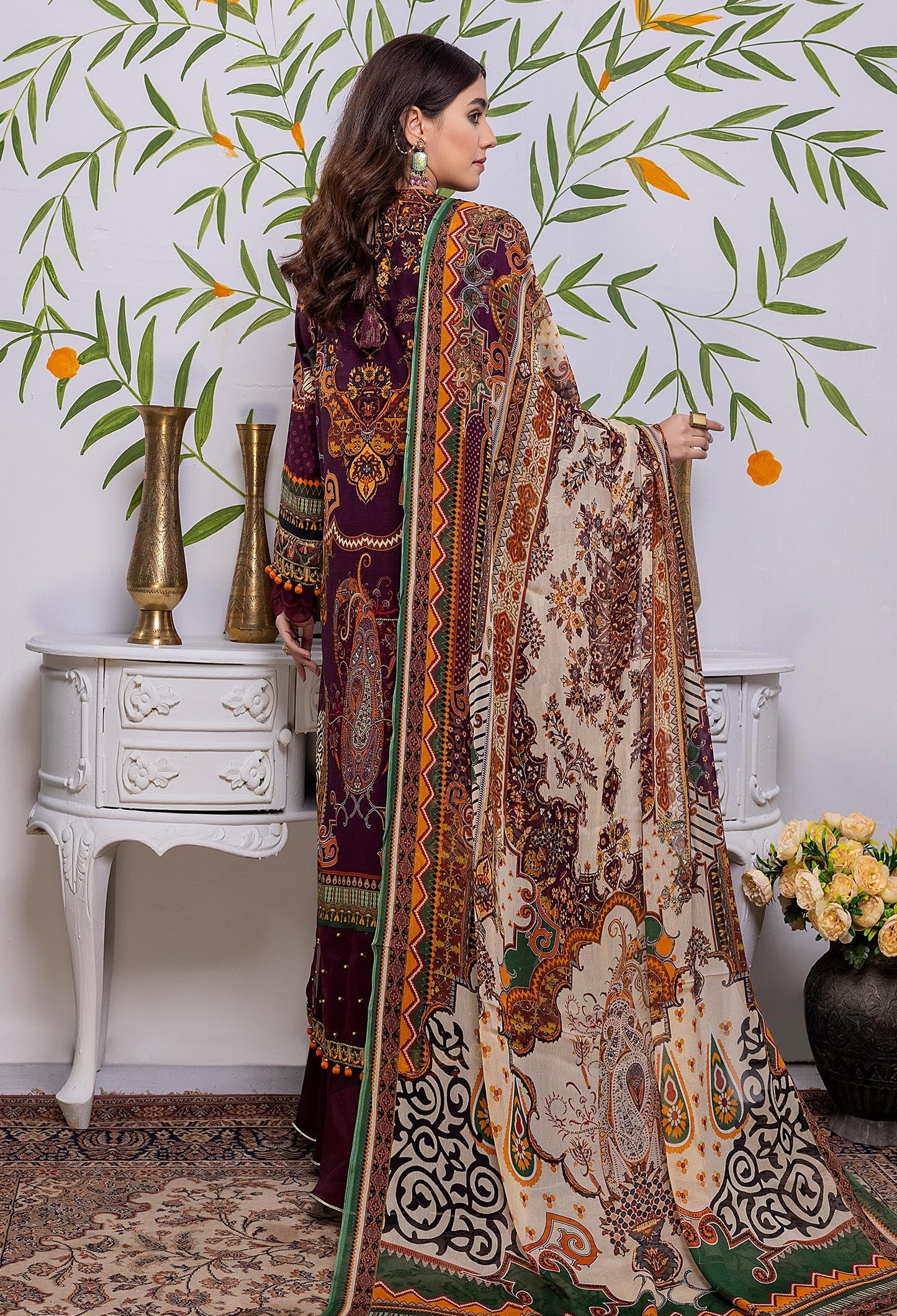 Violet Breeze - Embroidered Chikankari Lawn 3PC