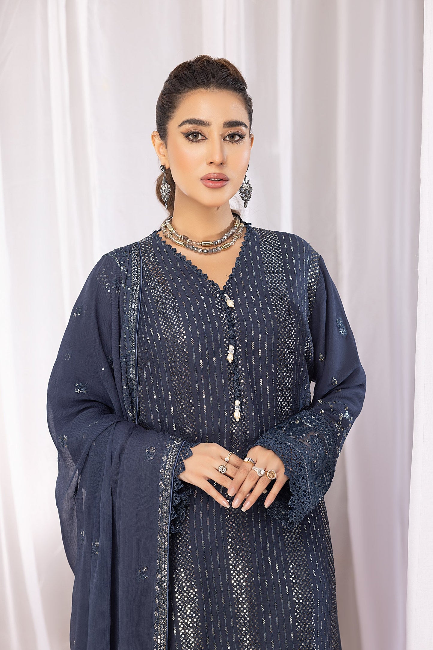 Charmsy - Embroidered Chiffon Pret 3PC