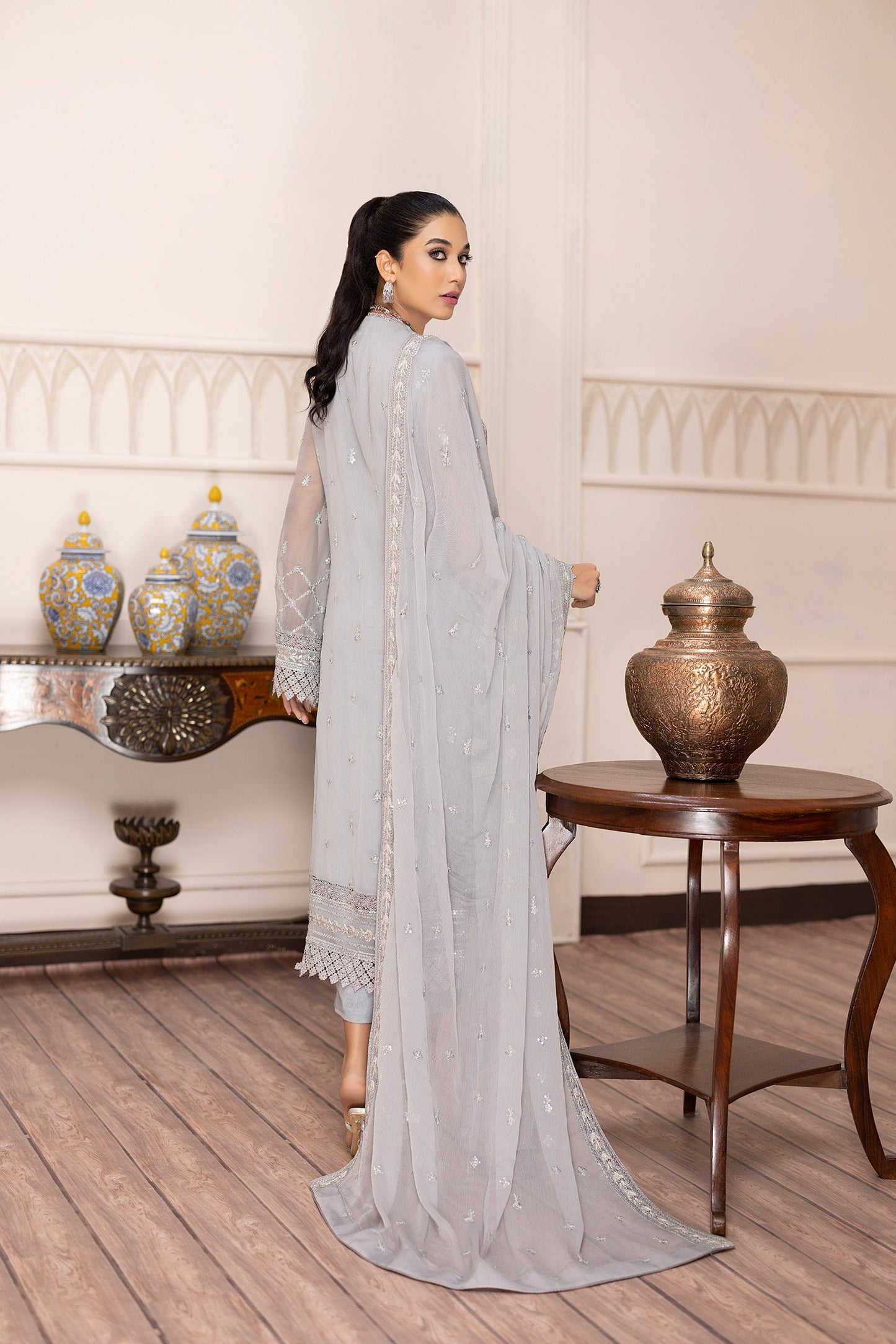 Brunia - Embroidered Chiffon Pret 3PC