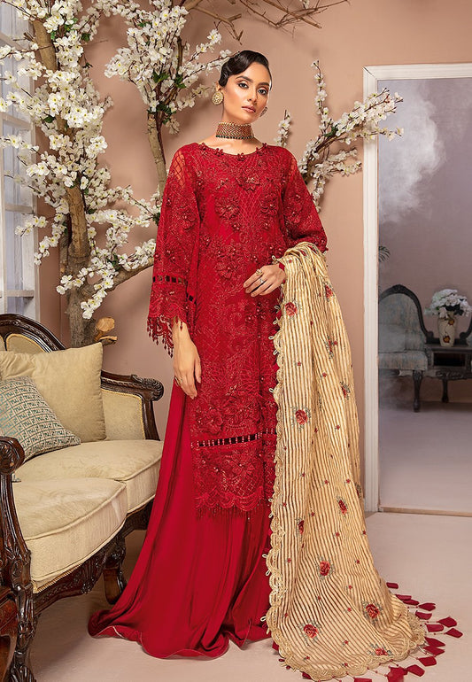 Radical Red Stitched