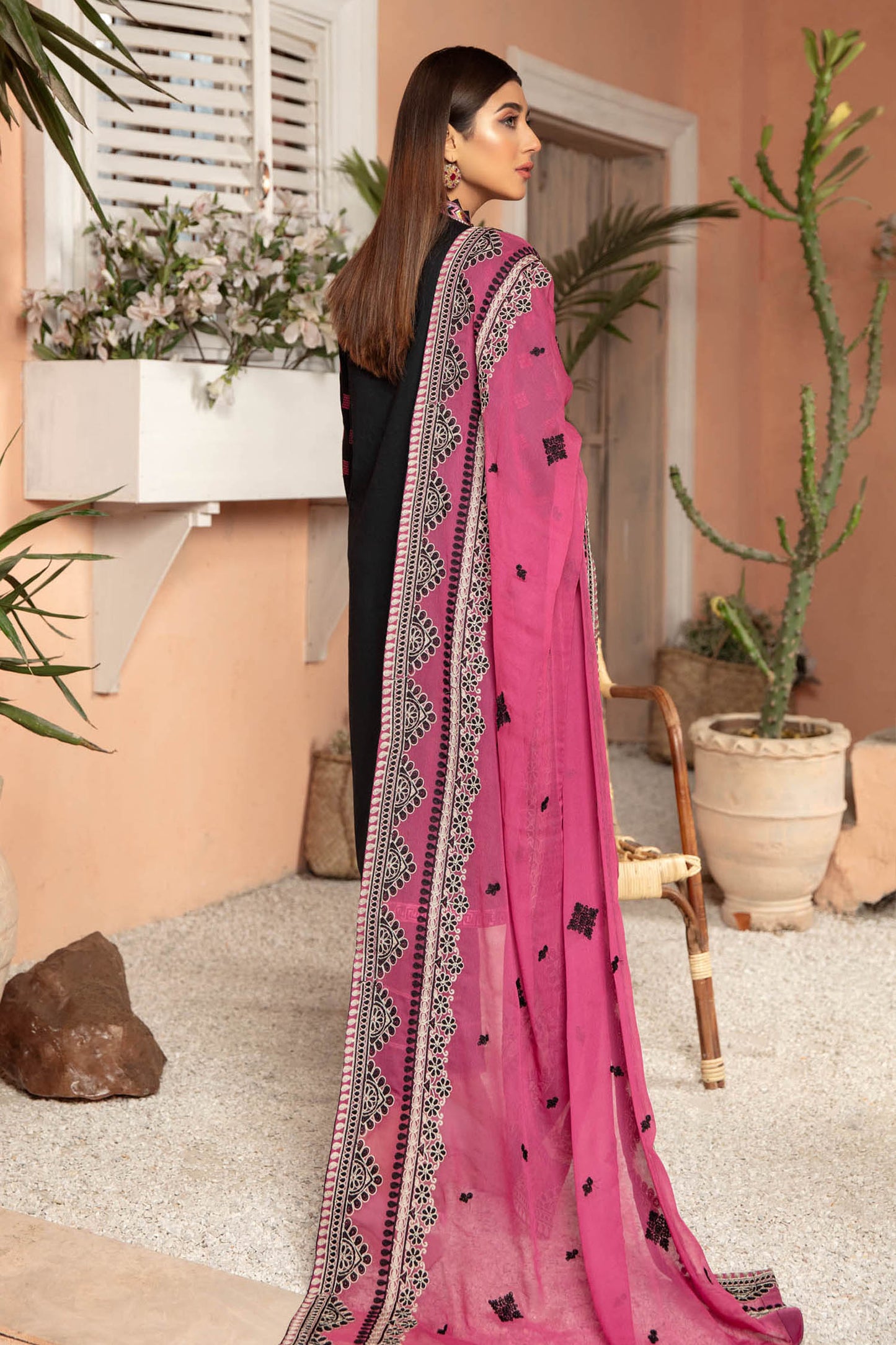 Nero - Embroidered Lawn Stitched 3PC