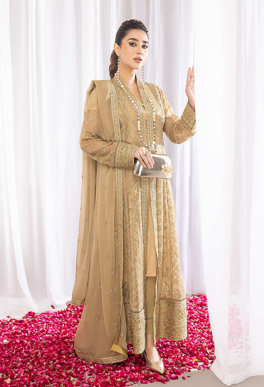 Sierry - Embroidered Chiffon Gown Pret 3PC