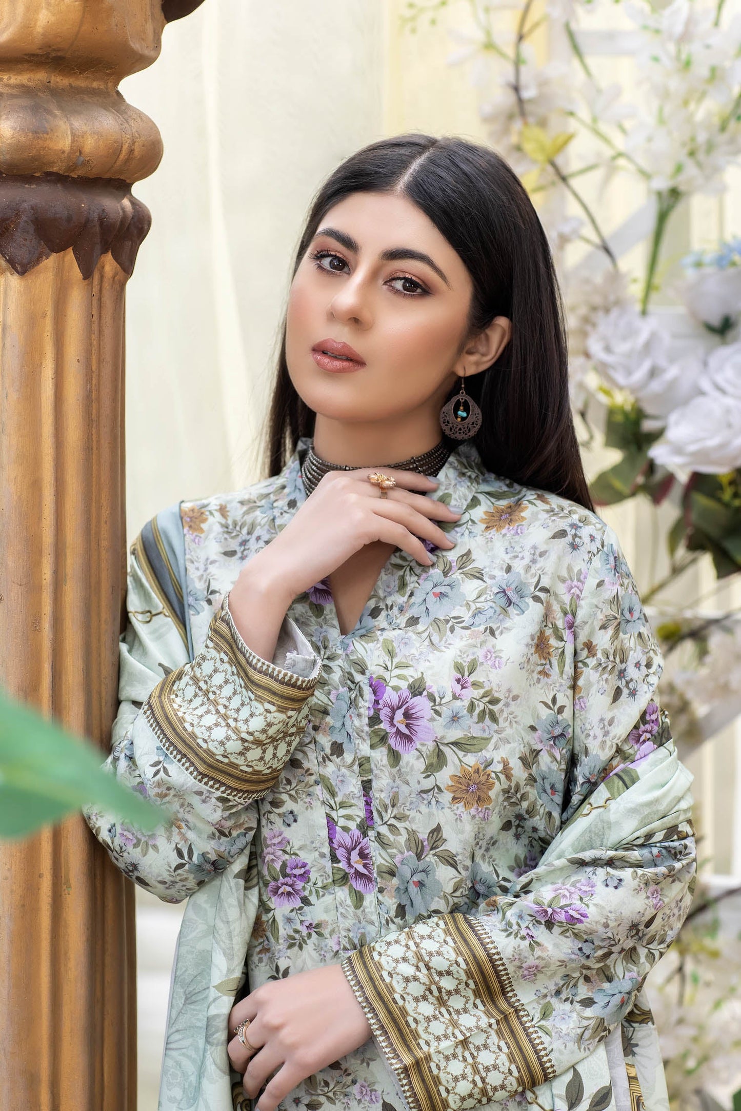 Flint - Digital Printed Linen