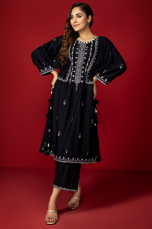 Coleber B - Embroidered Lawn 2PC