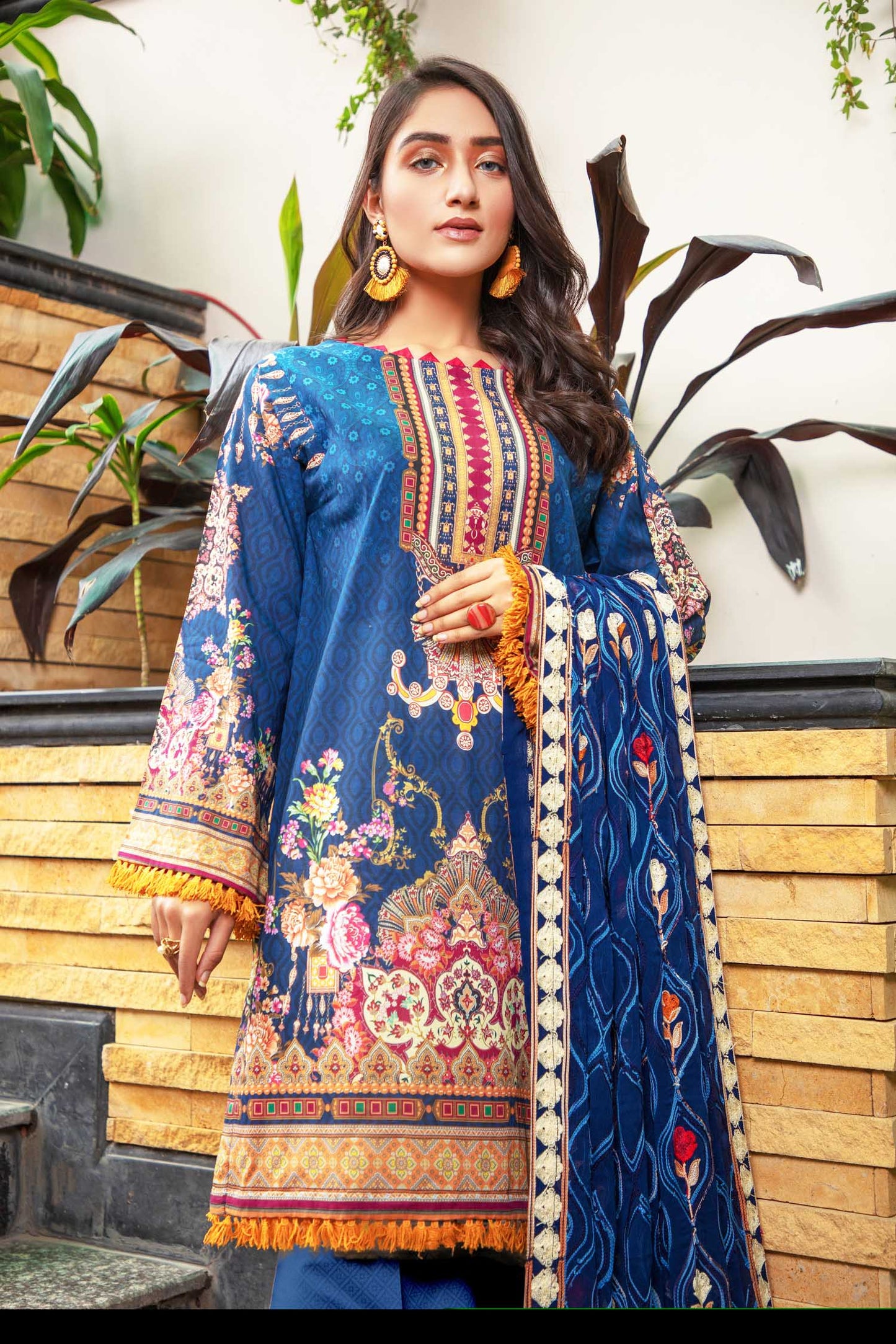 Exquisite - Digital Printed & Embroidered Lawn 3PC