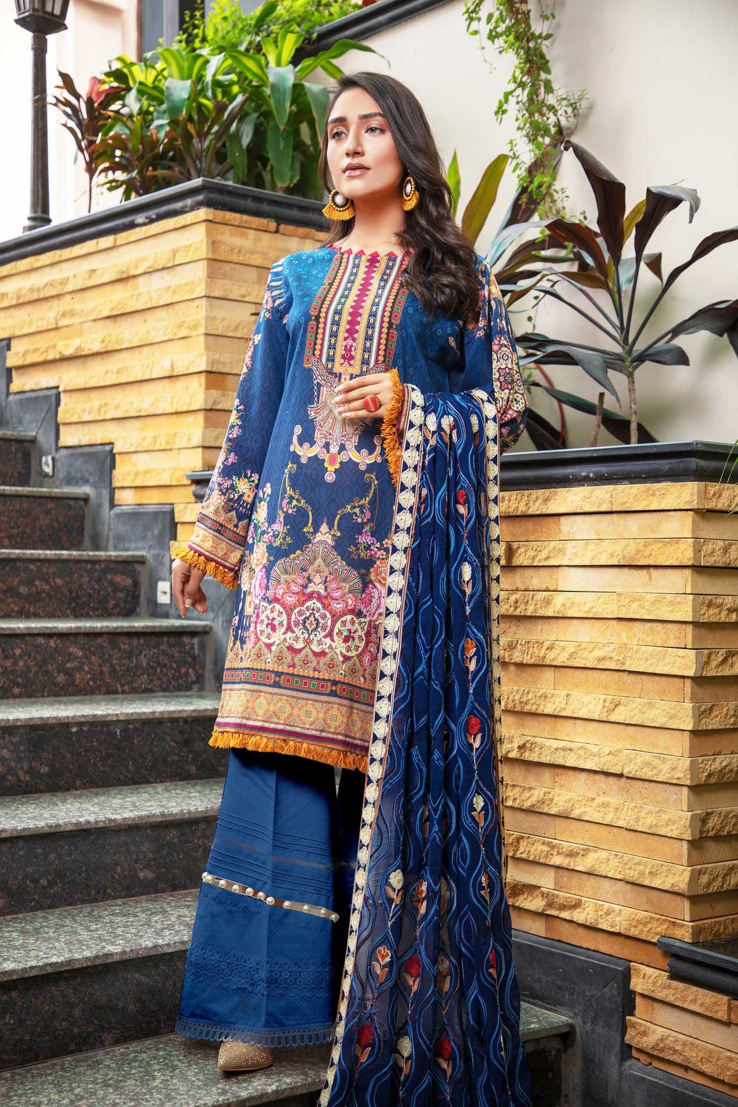 Exquisite - Digital Printed & Embroidered Lawn 3PC
