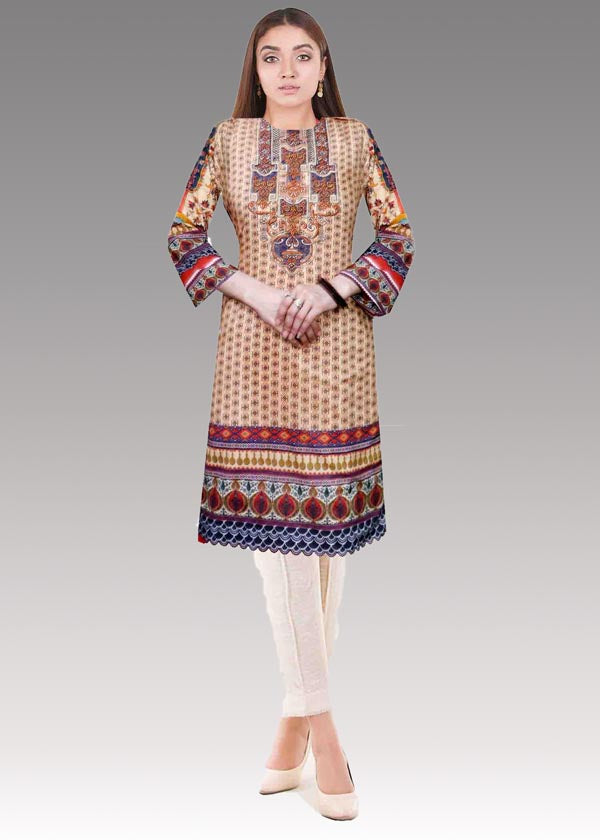 Enrica - Digital Embroidered Lawn (Unstitch)