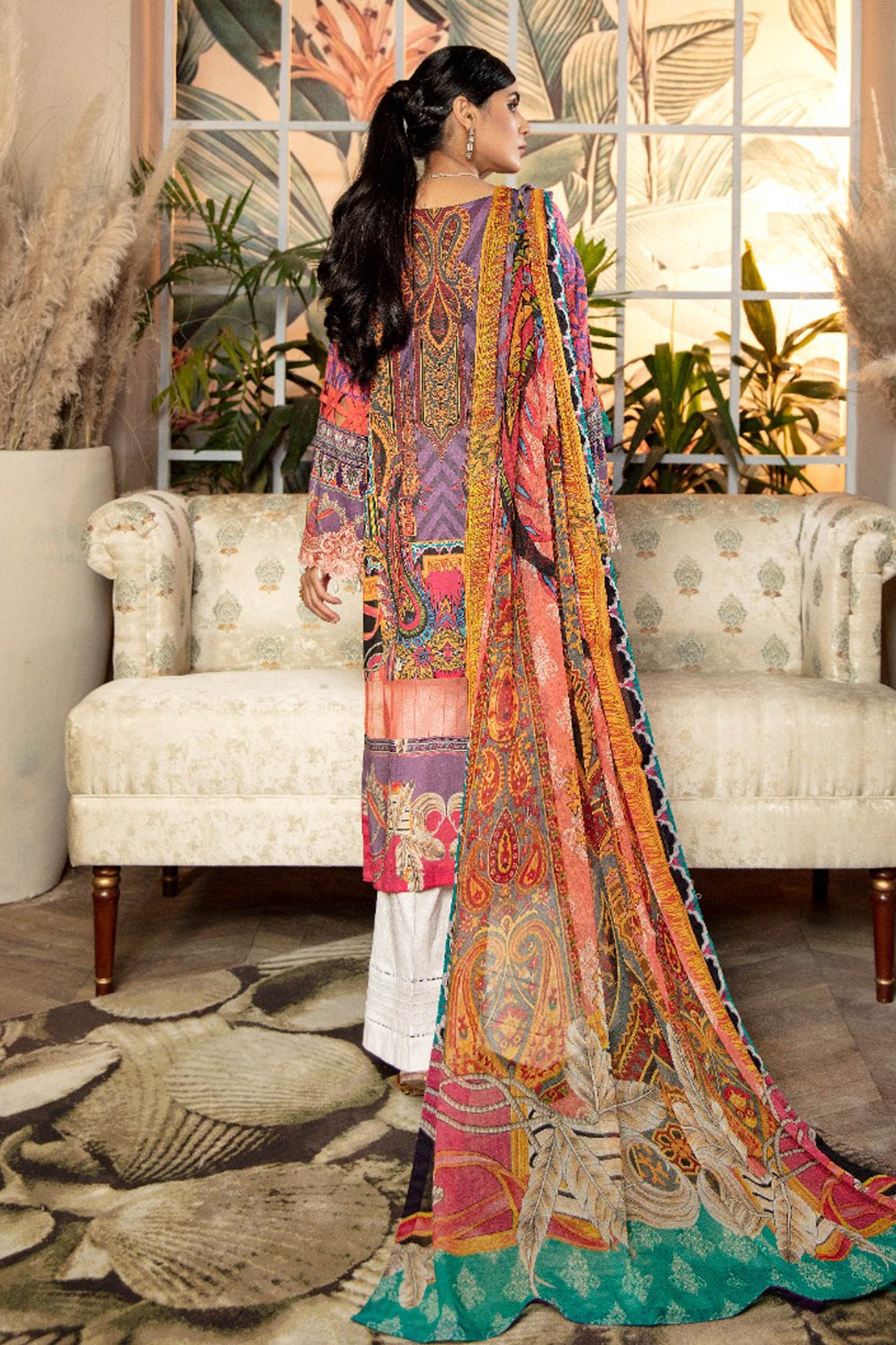 Peachy Slush - Exclusive Embroidered Lawn 3PC