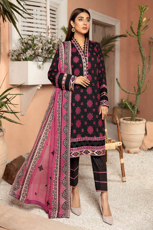 Nero - Embroidered Lawn Stitched 3PC