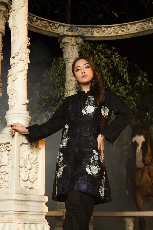 Blue Coat - Stitched Kurti