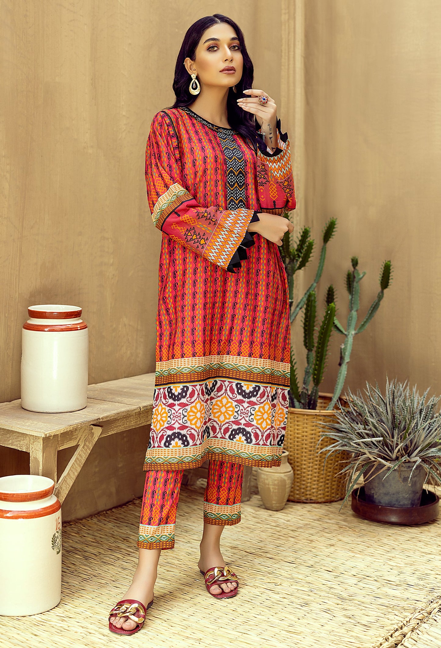 Carmine - Lawn 2PC Pret