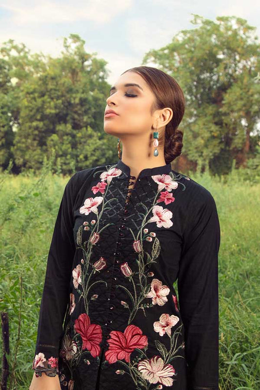 Blushing Black - Stitched Kurti