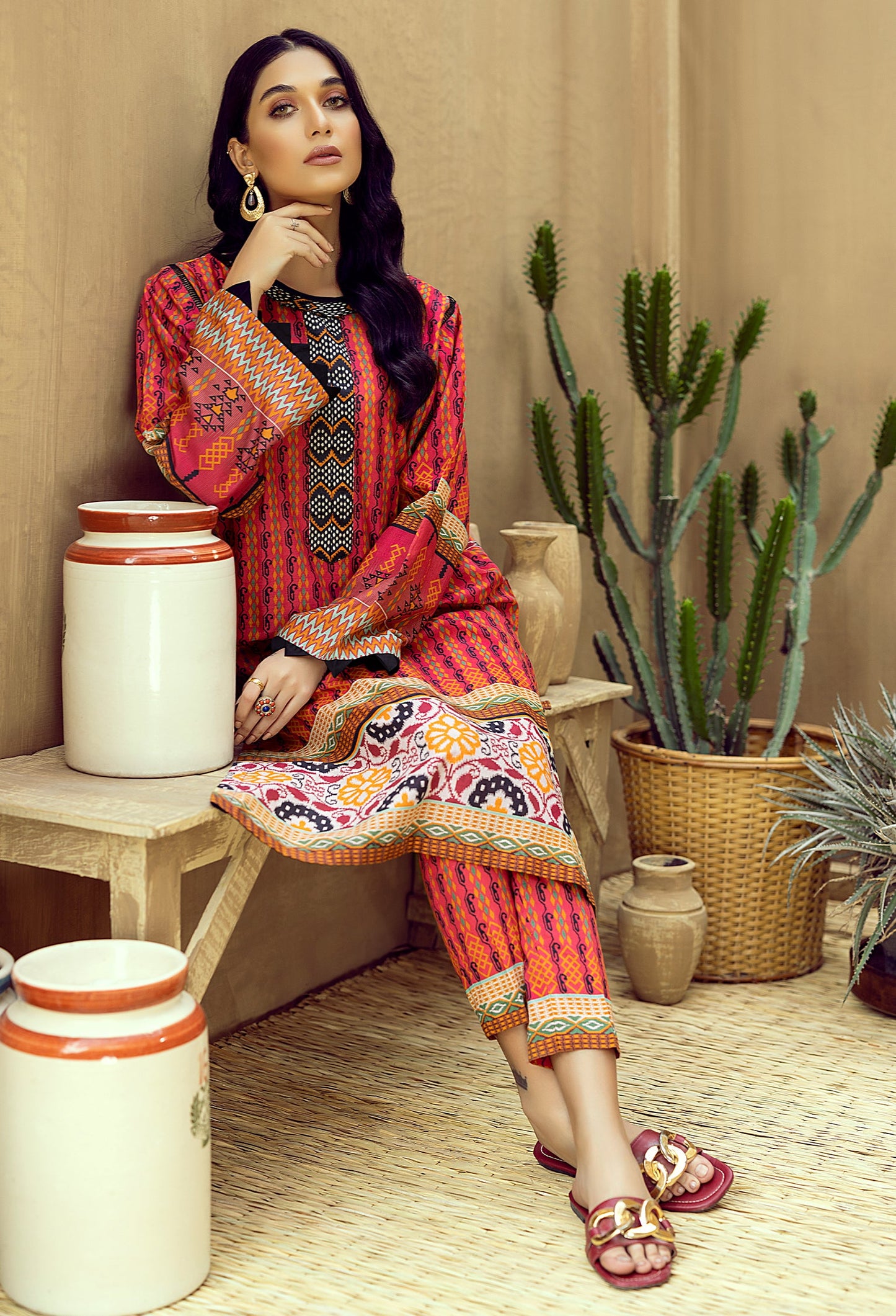 Carmine - Lawn 2PC Pret