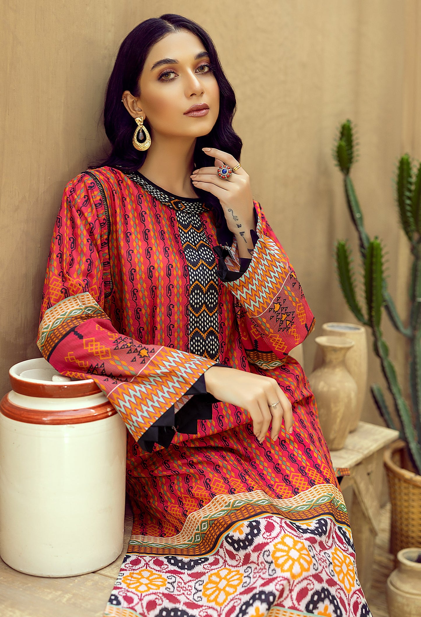 Carmine - Lawn 2PC Pret