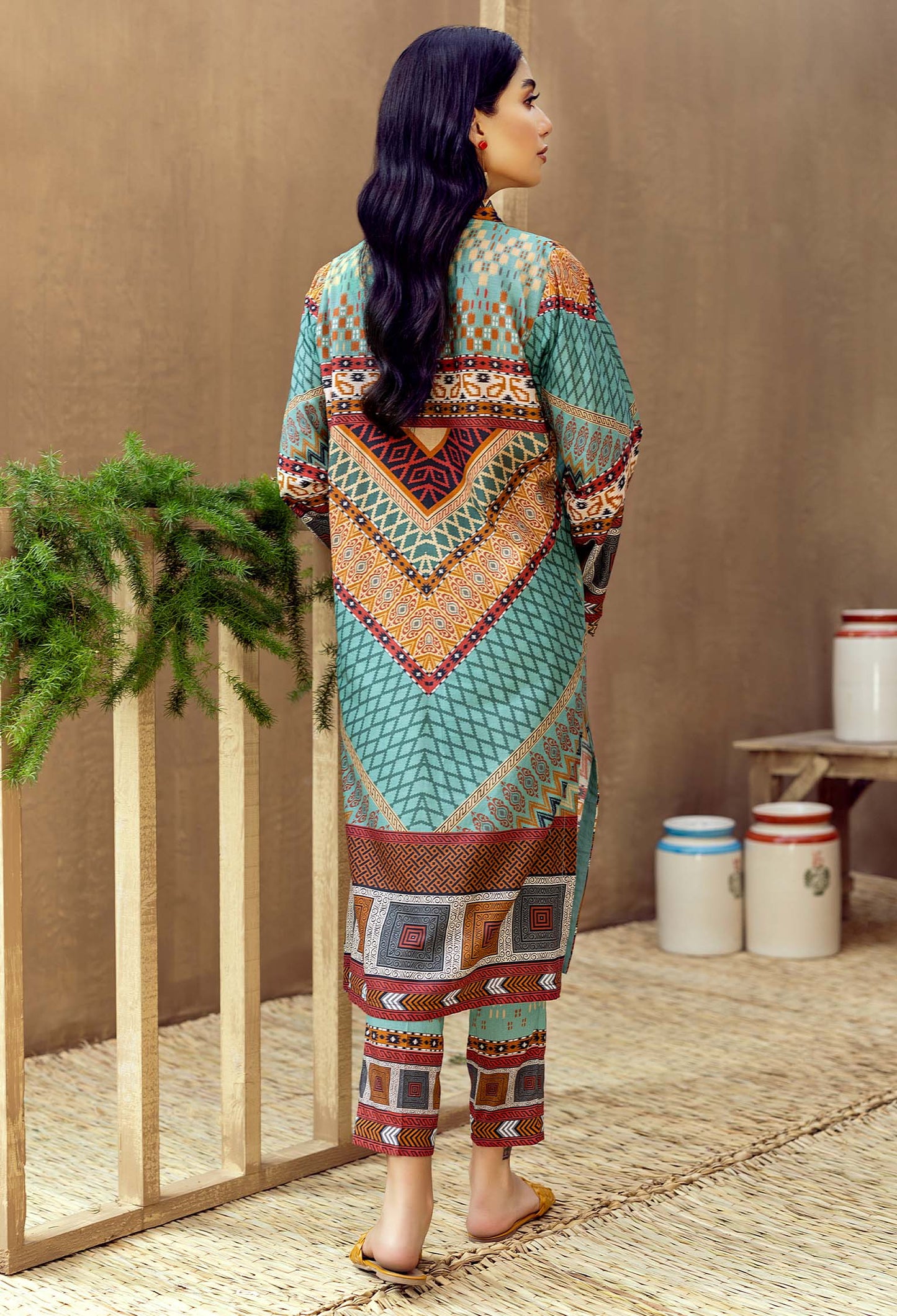 Evening Glance - Lawn 2PC Pret