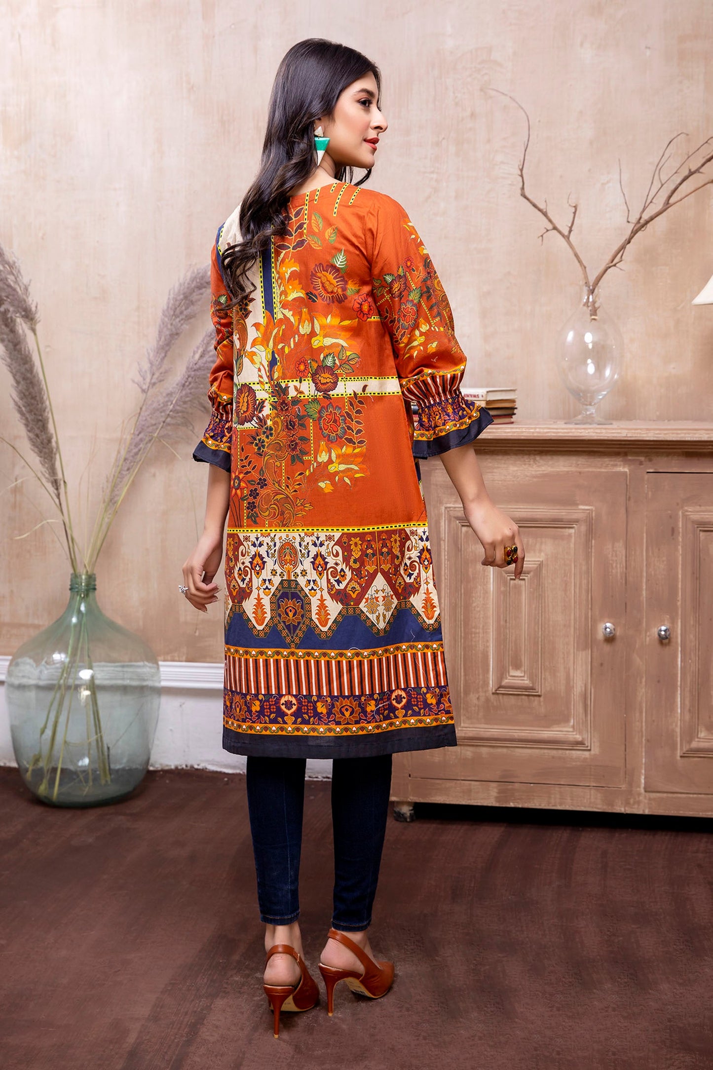 Dutch Hydrangea - Stitch kurti