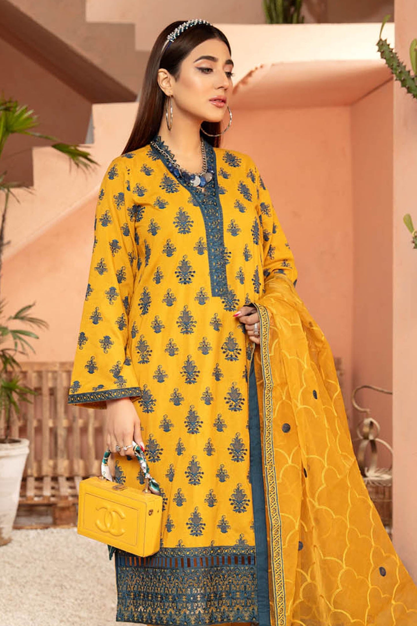 Supernova - Embroidered Lawn Stitched 3PC