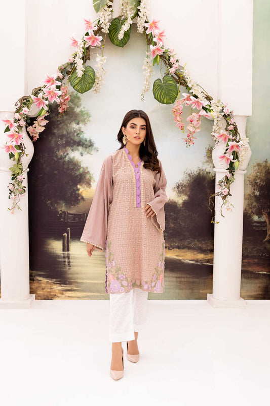 Agile - Embroidered Schiflli Lawn Stitched