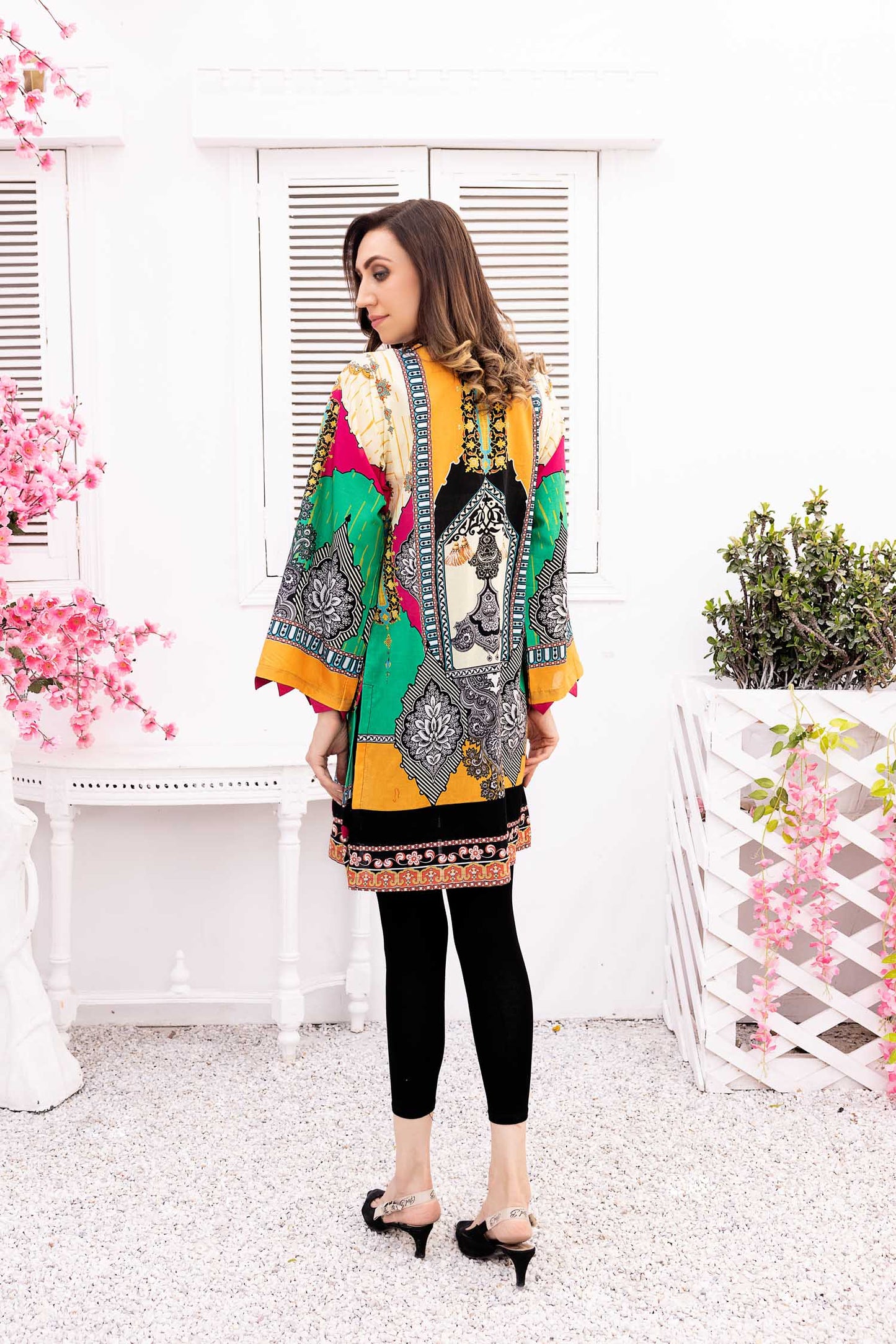 Cilder - Digital Printed Stitched Lawn Kurti