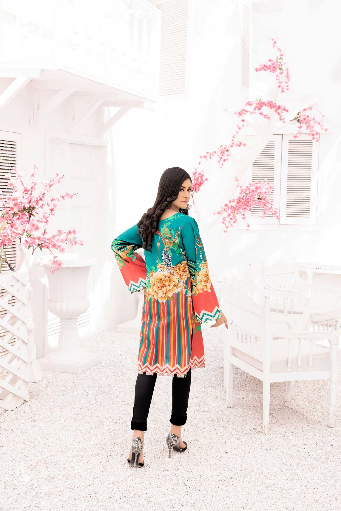 Hist - Digital Printed Stitched Lawn Kurti
