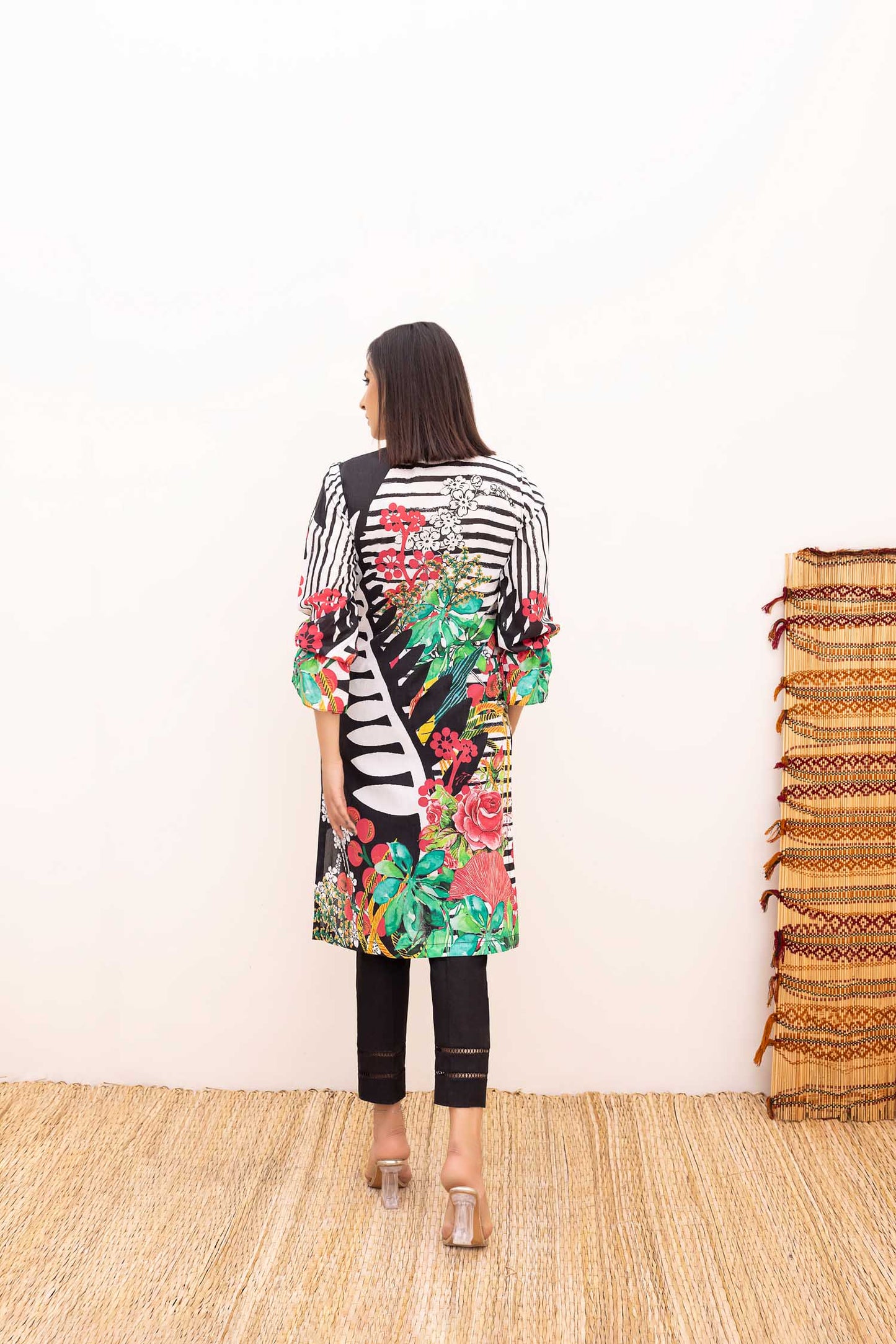 Charm Fill - Digital Printed Stitched Lawn Kurti