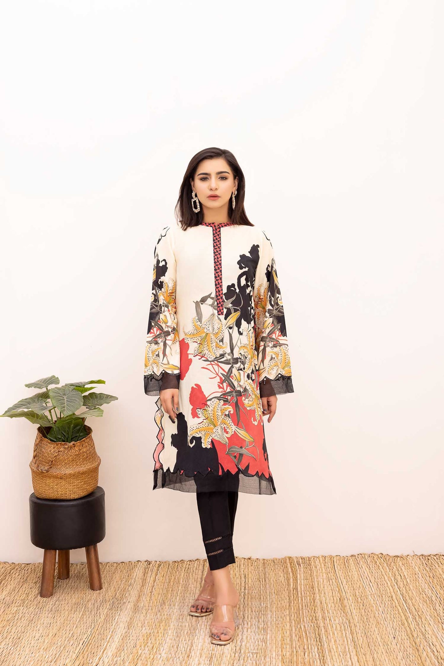 Crawl - Digital Printed Stitched Lawn Kurti