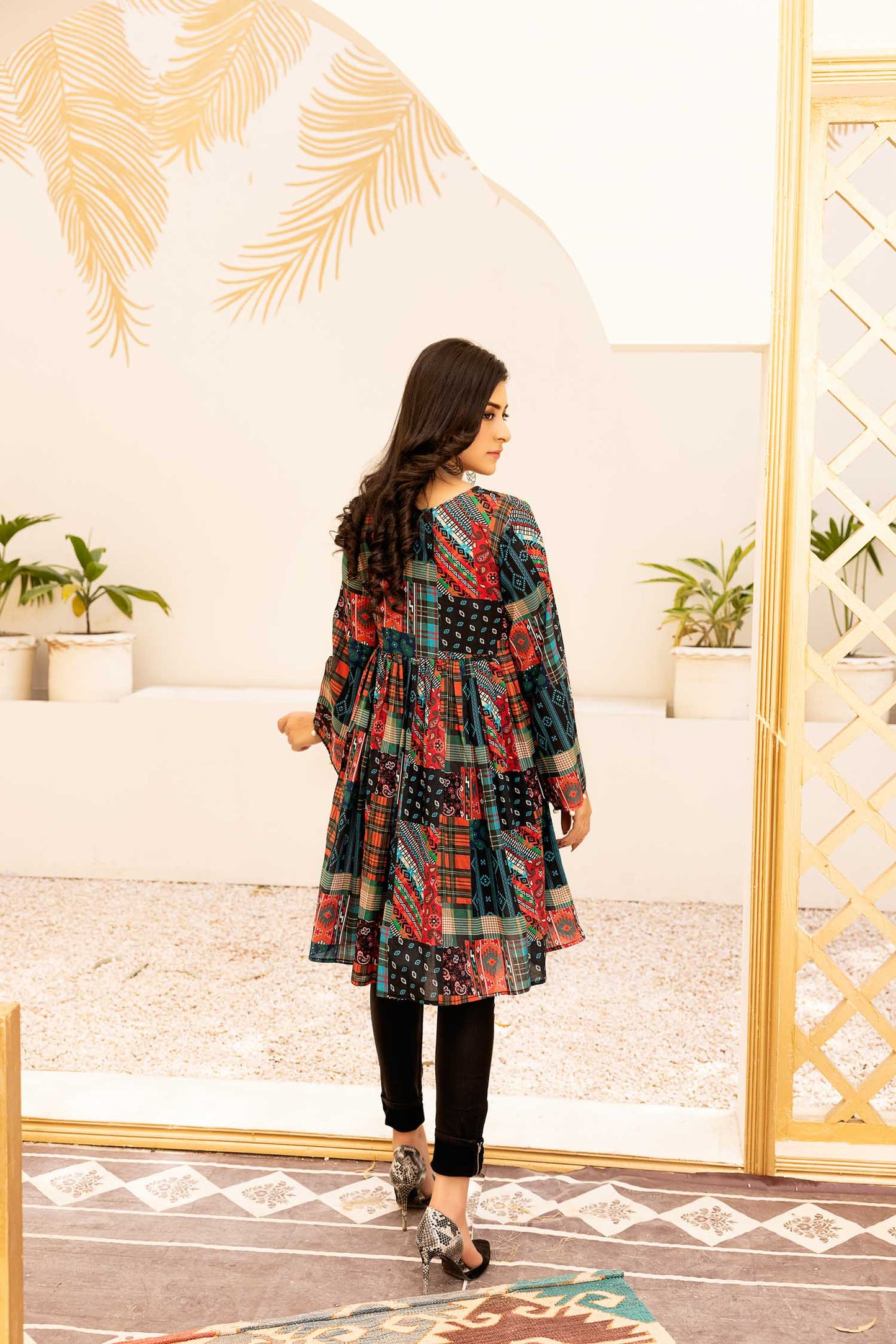 Enthral - Digital Printed Stitched Lawn Kurti