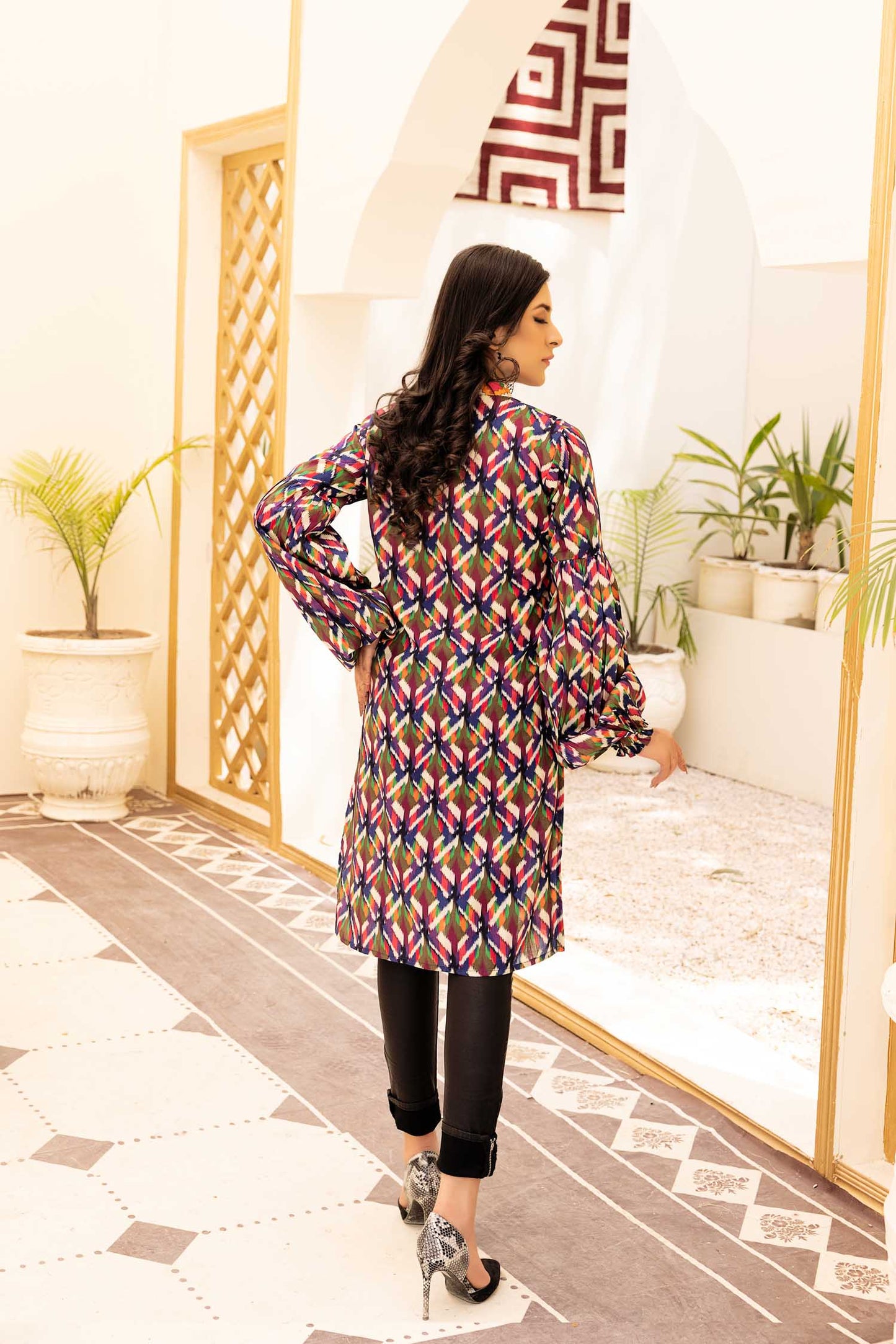 Cetic - Digital Printed Stitched Lawn Kurti