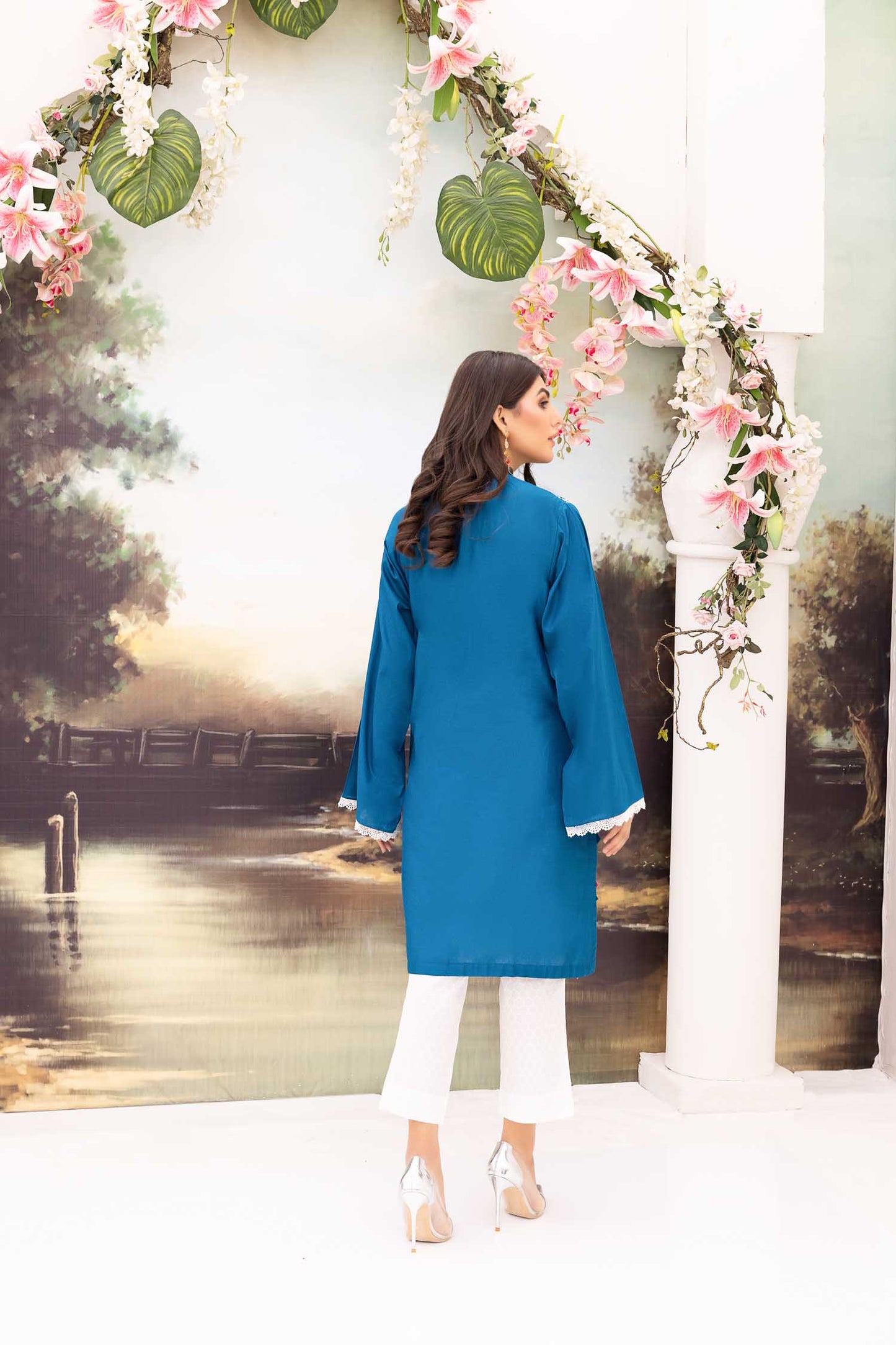 Enchanting - Embroidered Schiflli Lawn Stitched