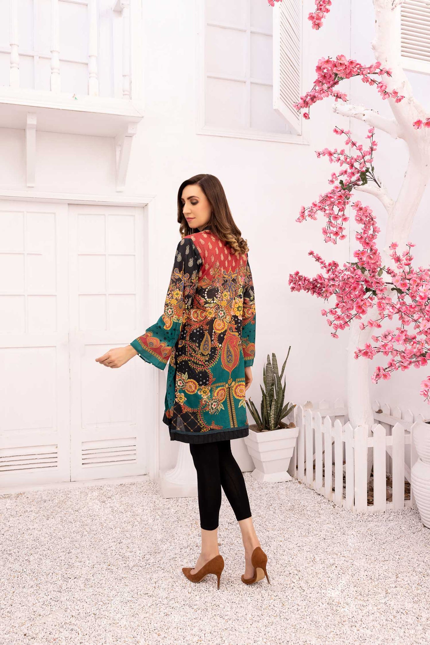 Sizzle - Digital Printed Stitched Lawn Kurti