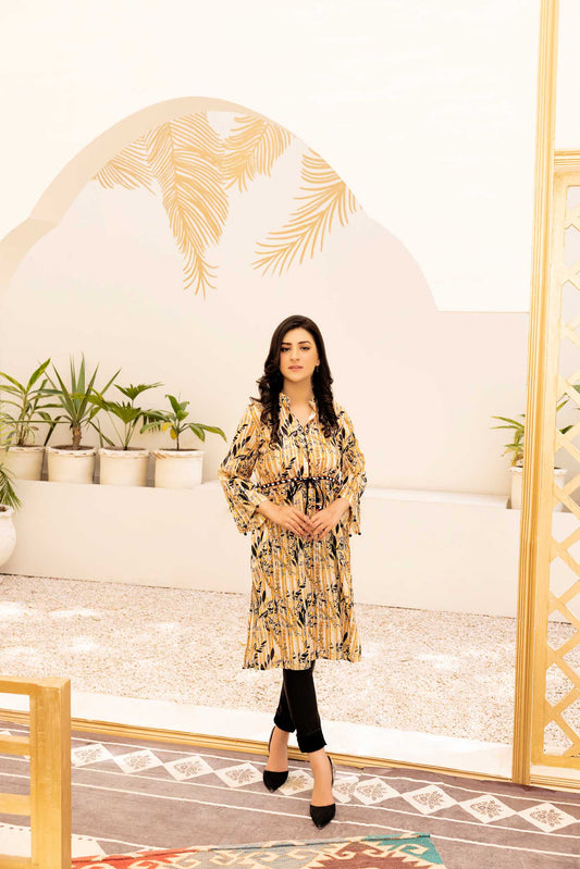 Kelin - Digital Printed Stitched Lawn Kurti