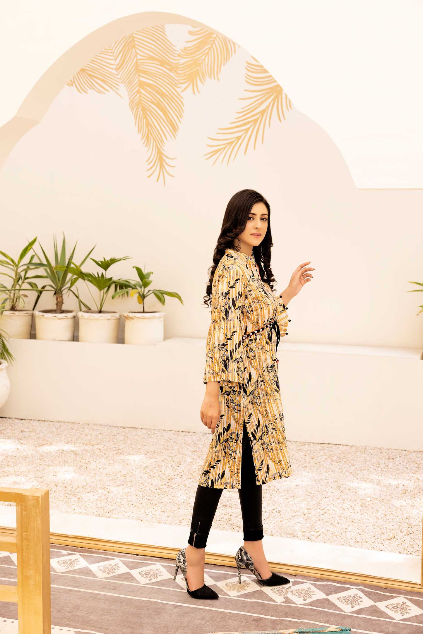 Kelin - Digital Printed Stitched Lawn Kurti