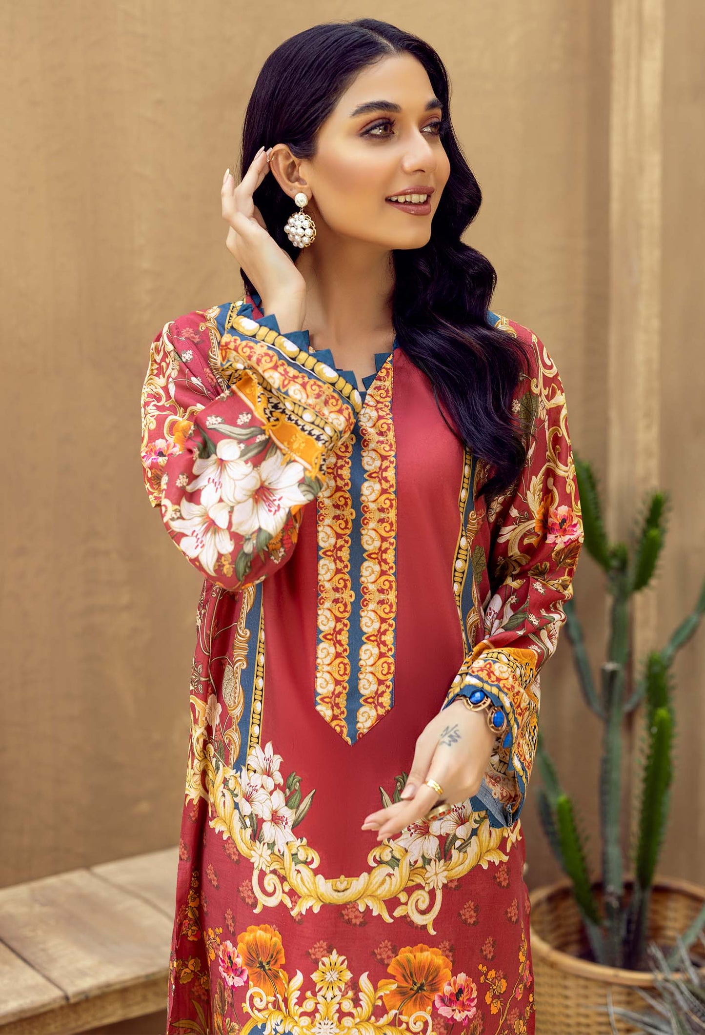 Crimson - Lawn 2PC Pret