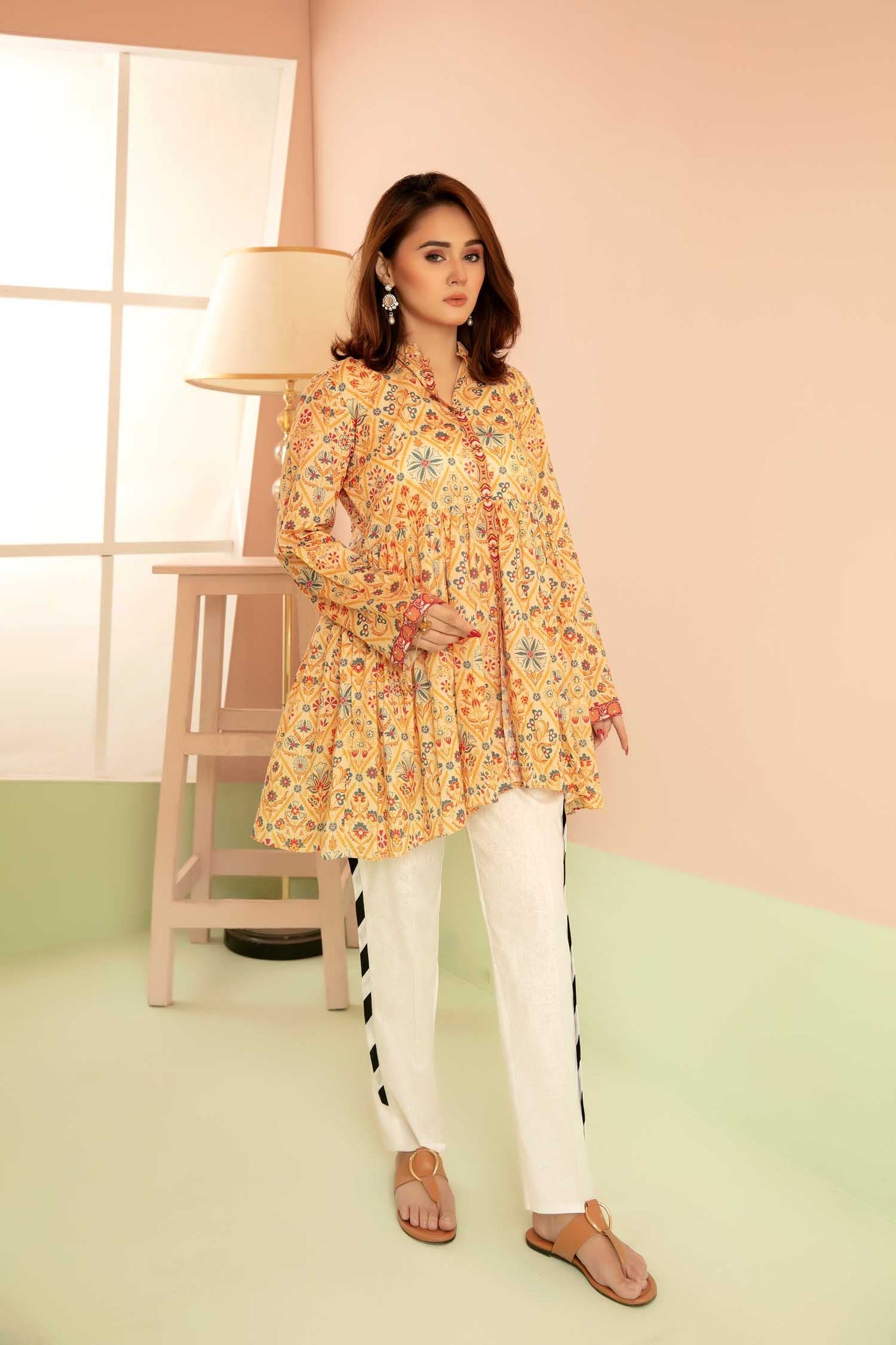 Neprin - Digital Printed Stitched Lawn Kurti