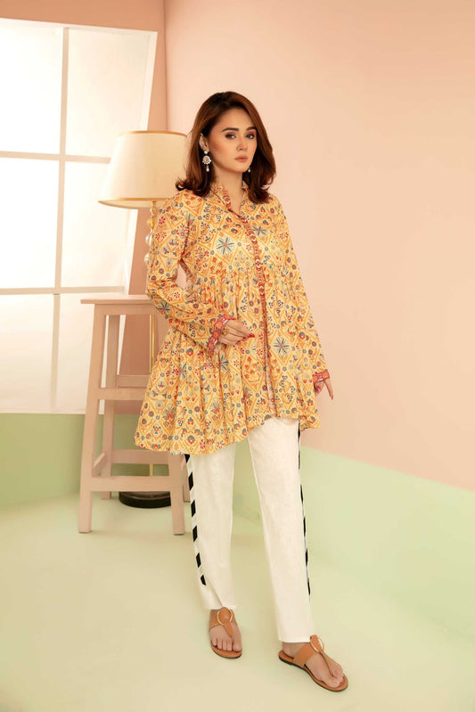 Neprin - Digital Printed Stitched Lawn Kurti