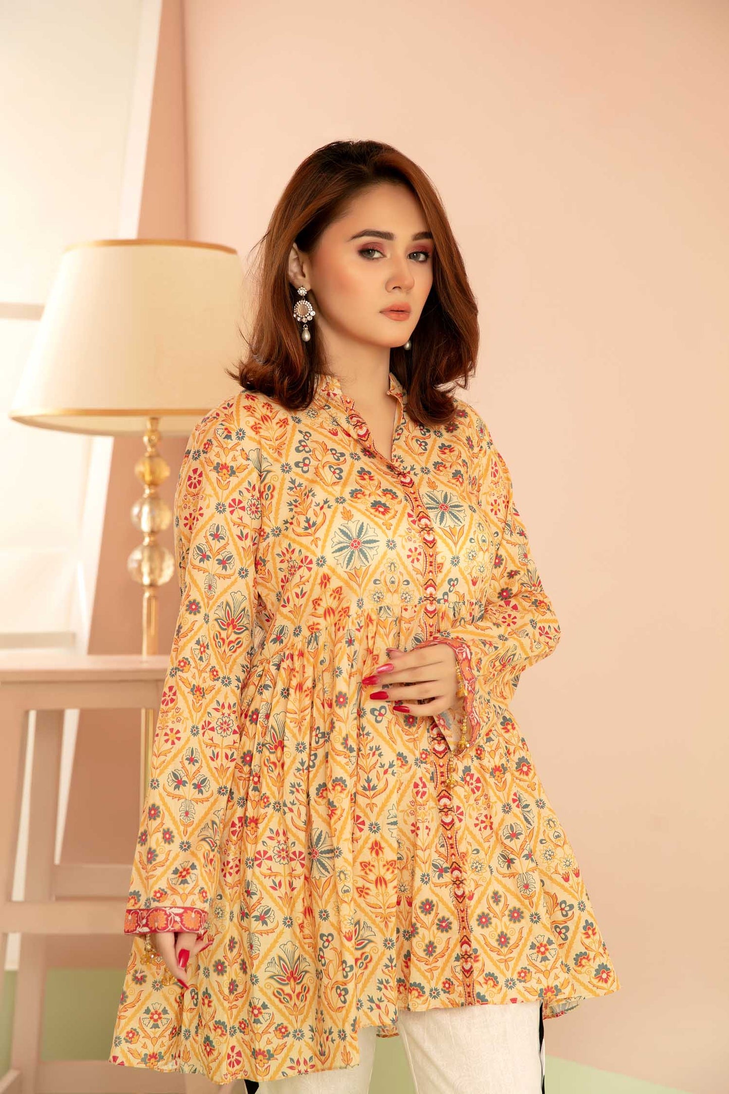 Neprin - Digital Printed Stitched Lawn Kurti