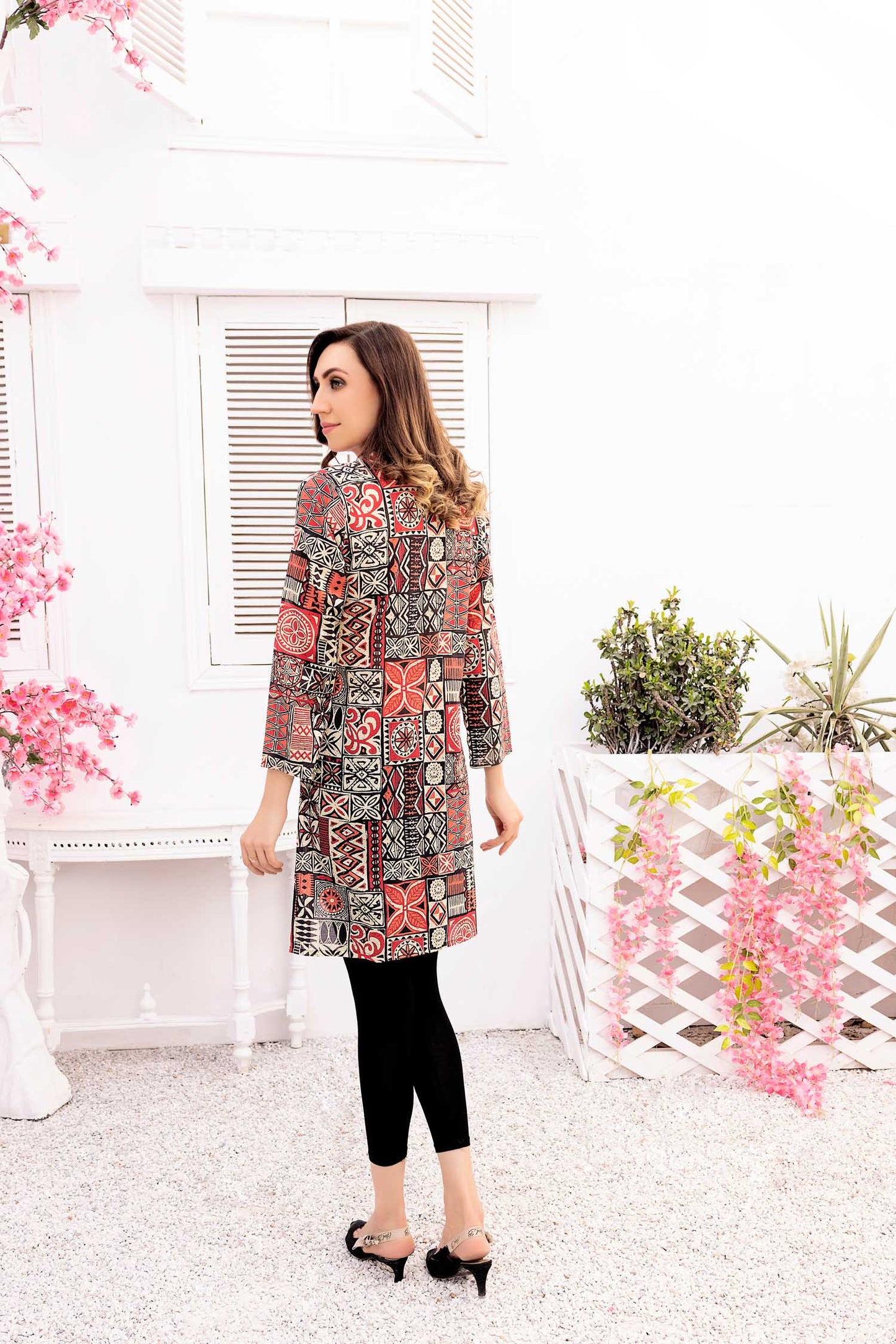 Flim - Digital Printed Stitched Lawn Kurti