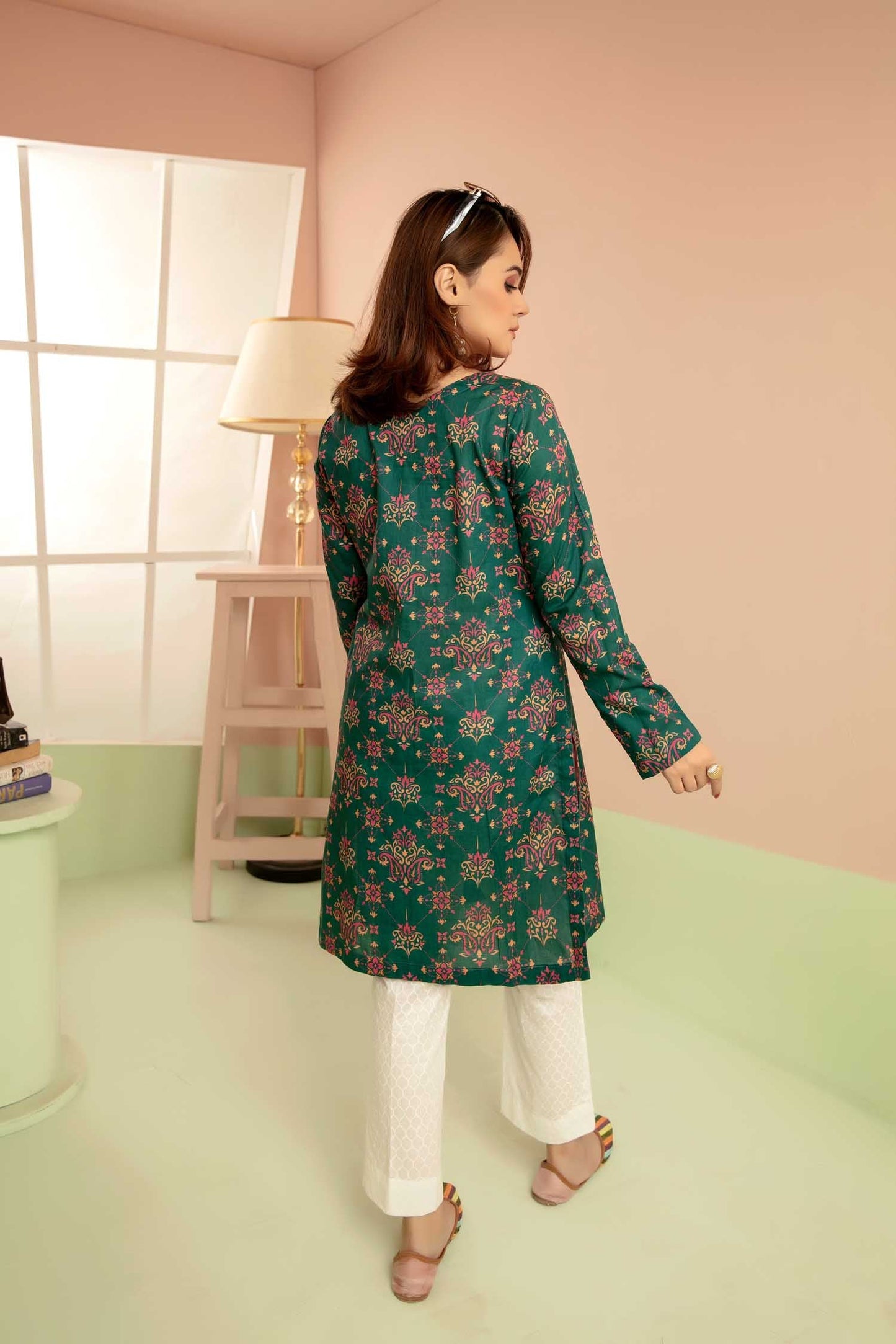 Forged - Digital Printed Stitched Lawn Kurti