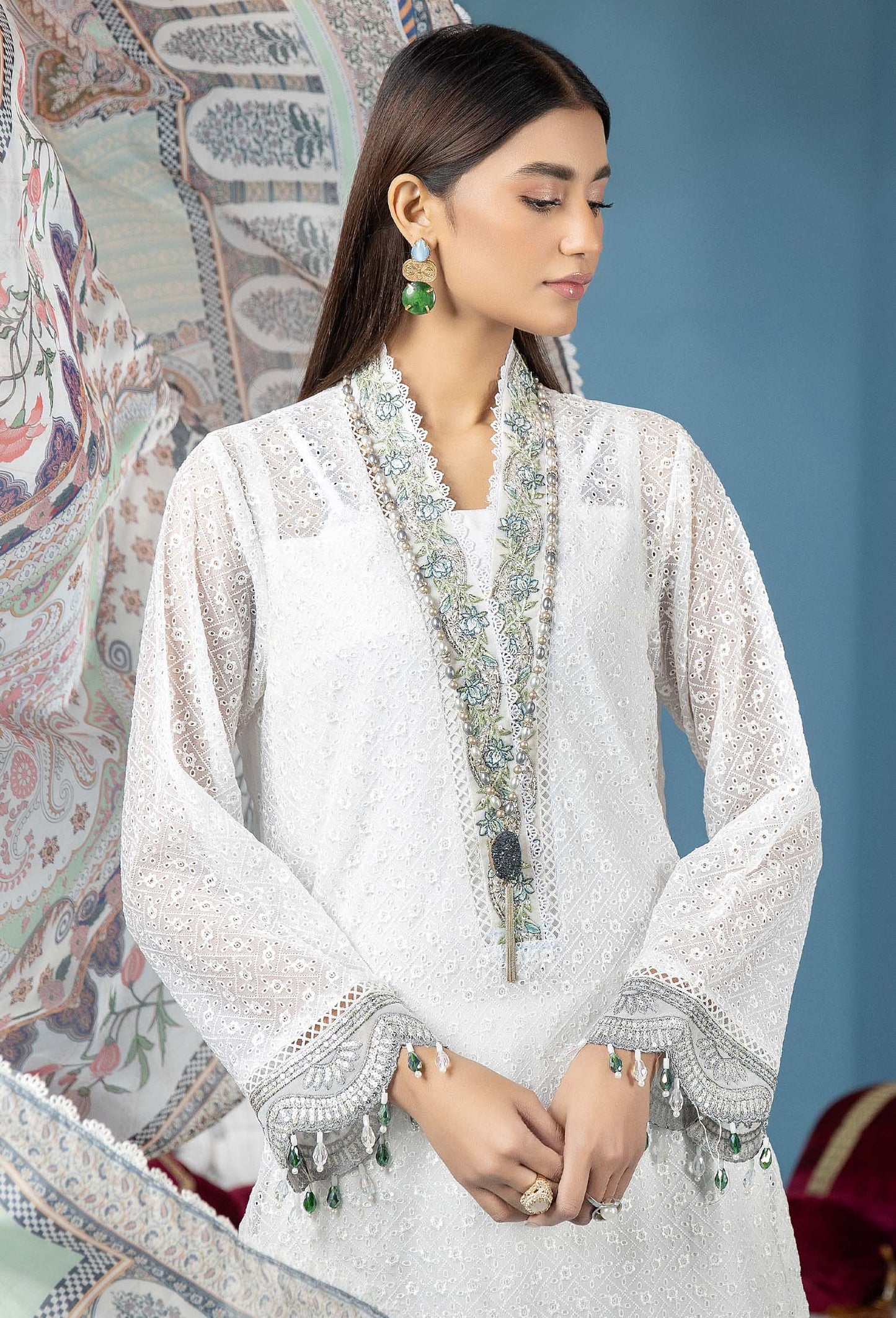 Mofin - Chikankari Unstitched