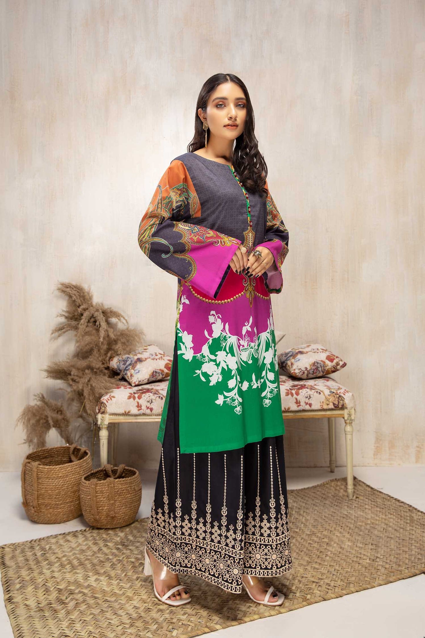 Topnotch - Digital Printed Lawn 2 piece