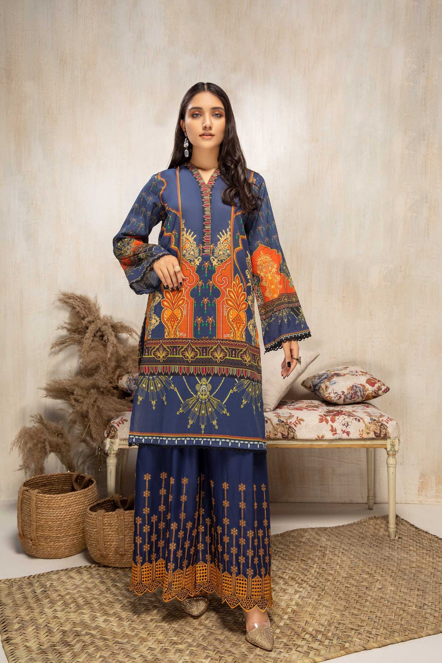 Curator - Digital Printed Lawn 2 piece