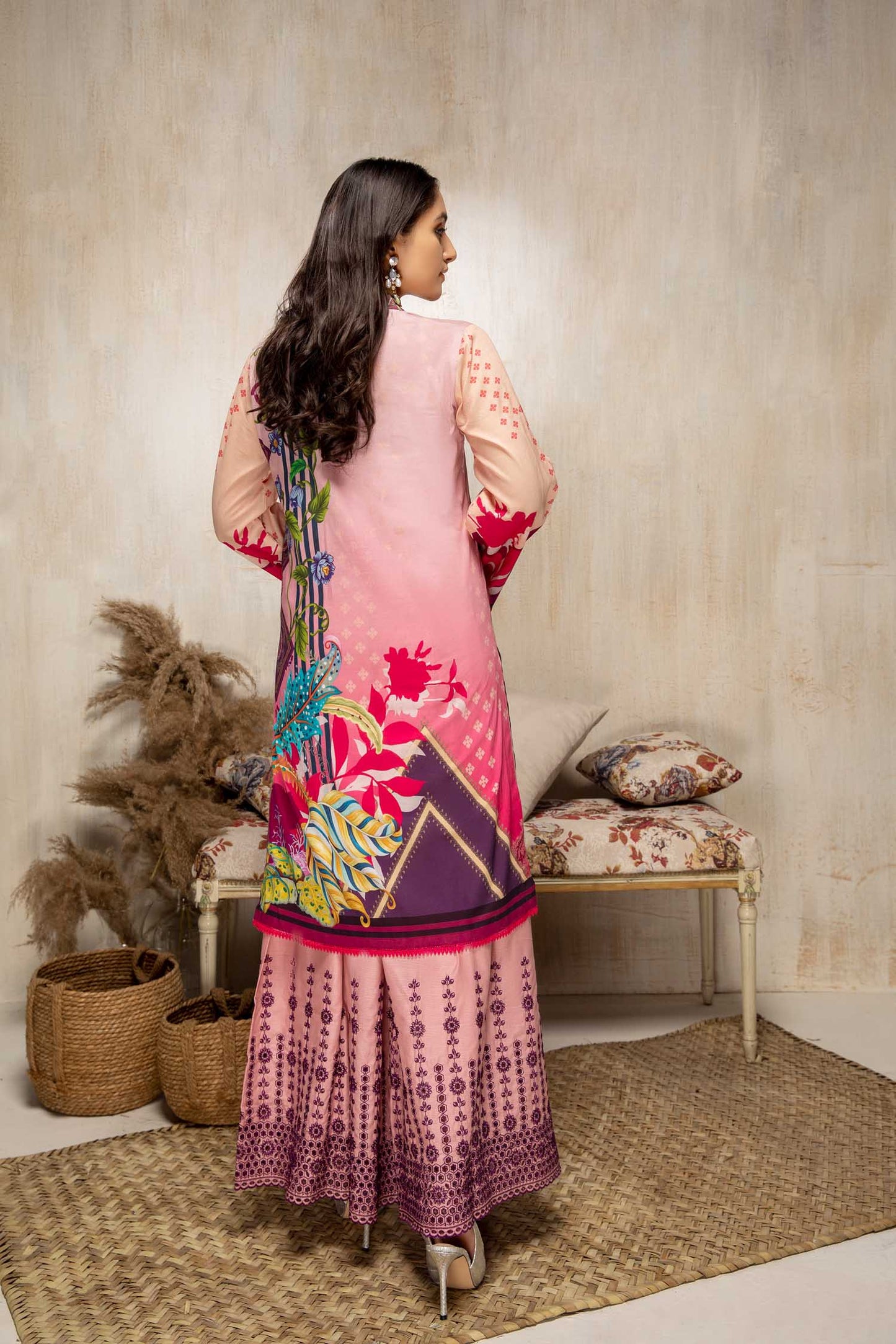 Blush - Digital Printed Lawn 2 piece