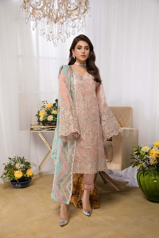 Pink Sapphire - Luxury Pret 4PC