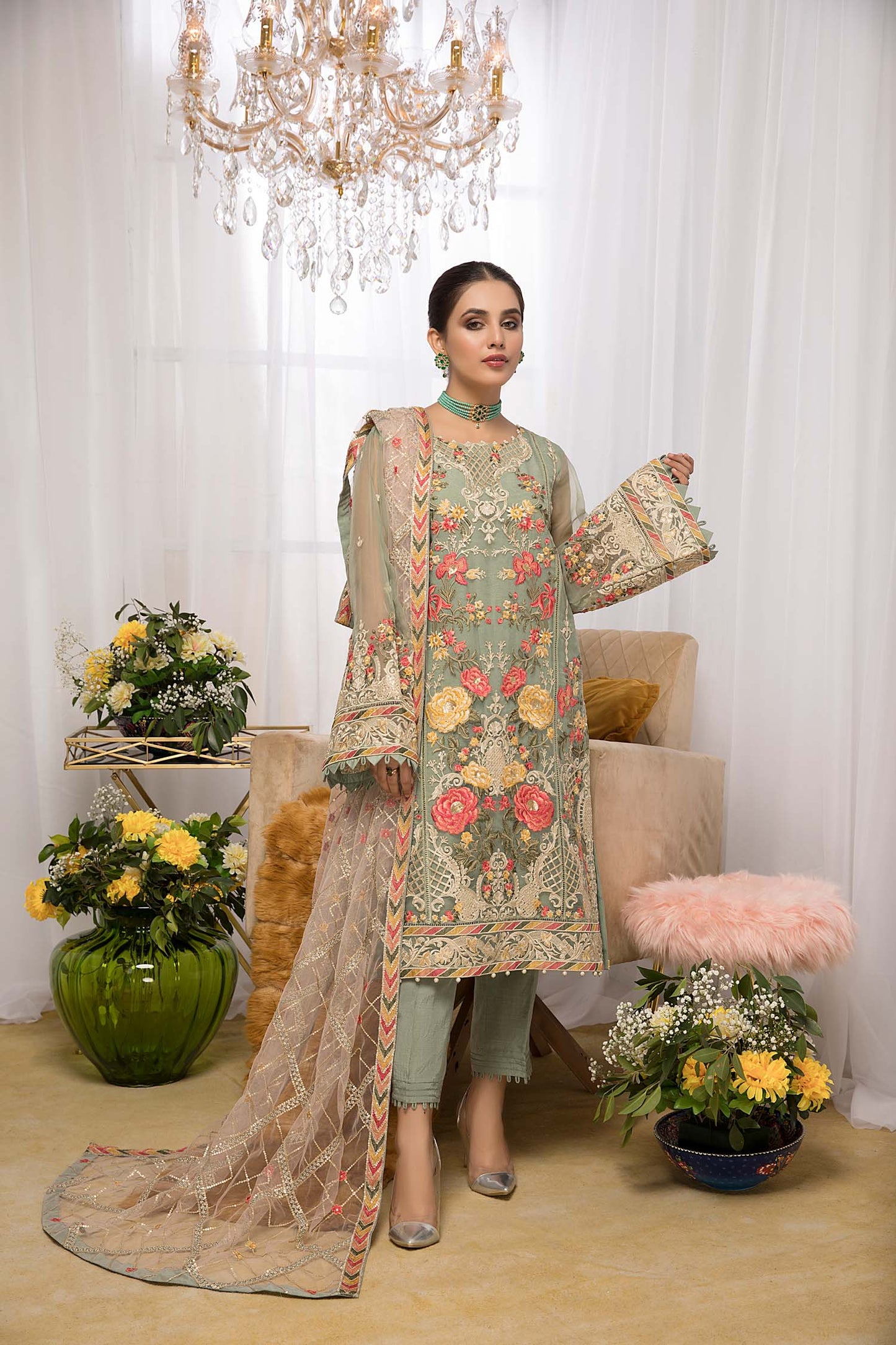 Feel Green - Luxury Pret 4PC