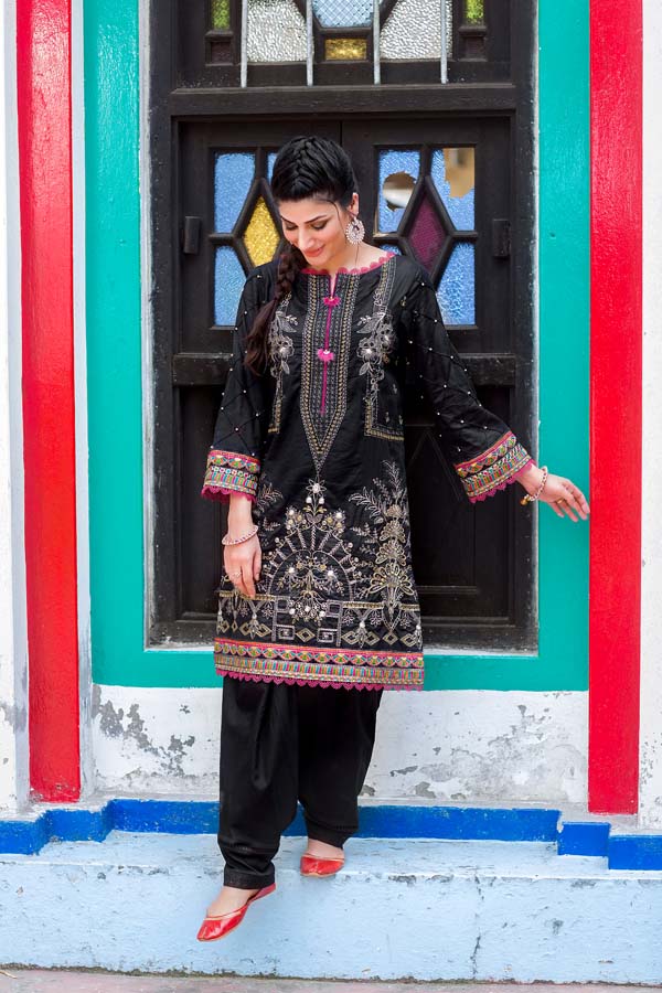Abalone - Embroidered Lawn 2PC Unstitched