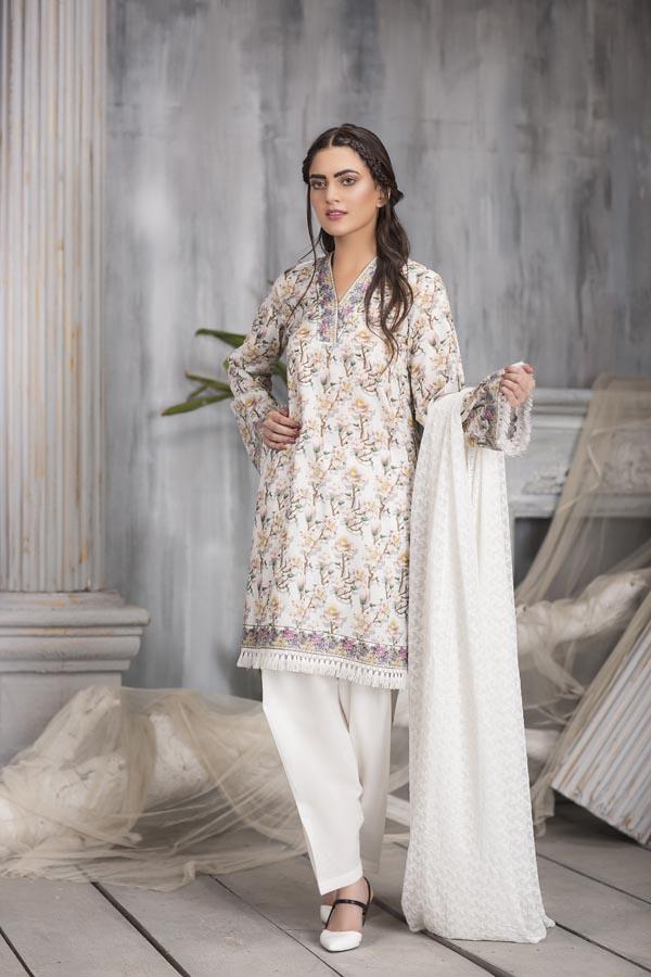 DAWN PINK - DIGITAL PRINTED LAWN (3 PIECE)