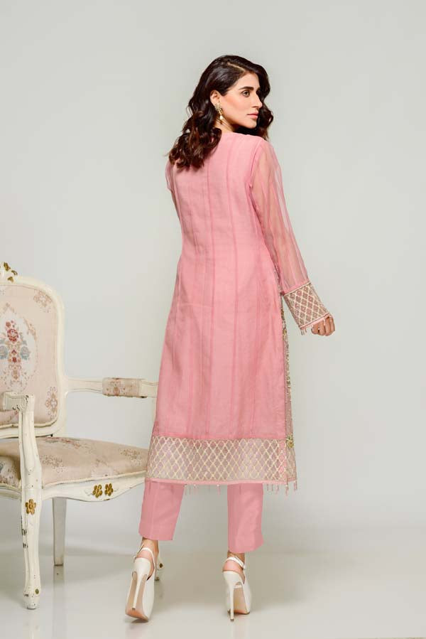 Daria-i-Noor - Embroidered & Hand Embellished Cotton Net